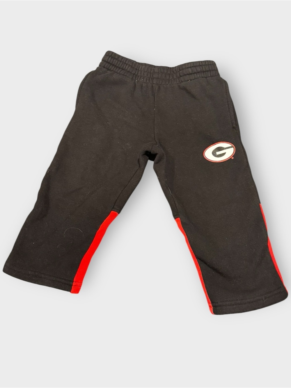 Georgia Bulldogs Sweatpants 2T Black Red Toddler UGA Game Day Collegiate Sports